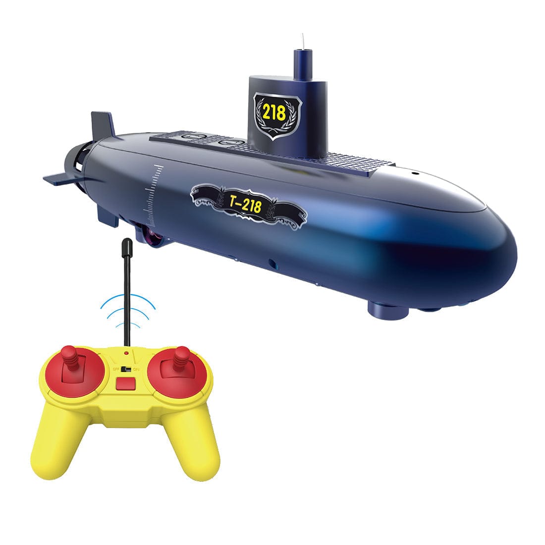 Brinquedo submarino com controle remoto